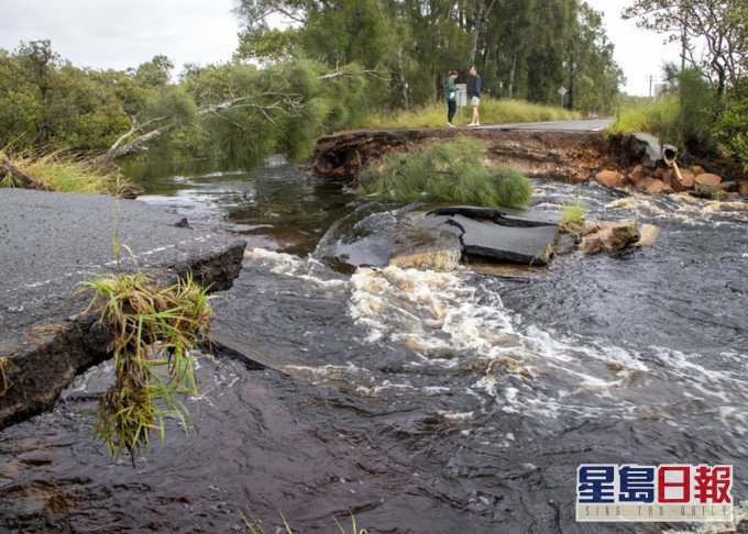 澳洲东部暴雨引发水浸 或影响新冠疫苗运送