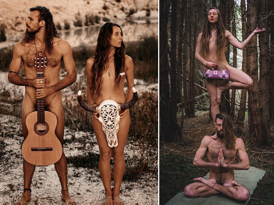 Travelling couple who take nude photos in stunning locations pick up huge following