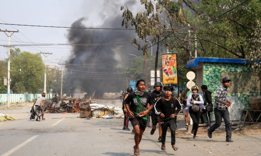 Fearing Myanmar border battles, Thai kids taught to take cover