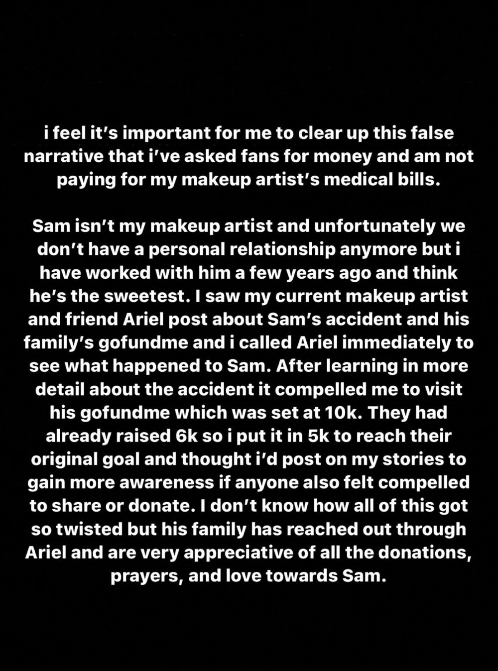 Kylie Jenner Defends Makeup Artist GoFundMe Post Following Backlash