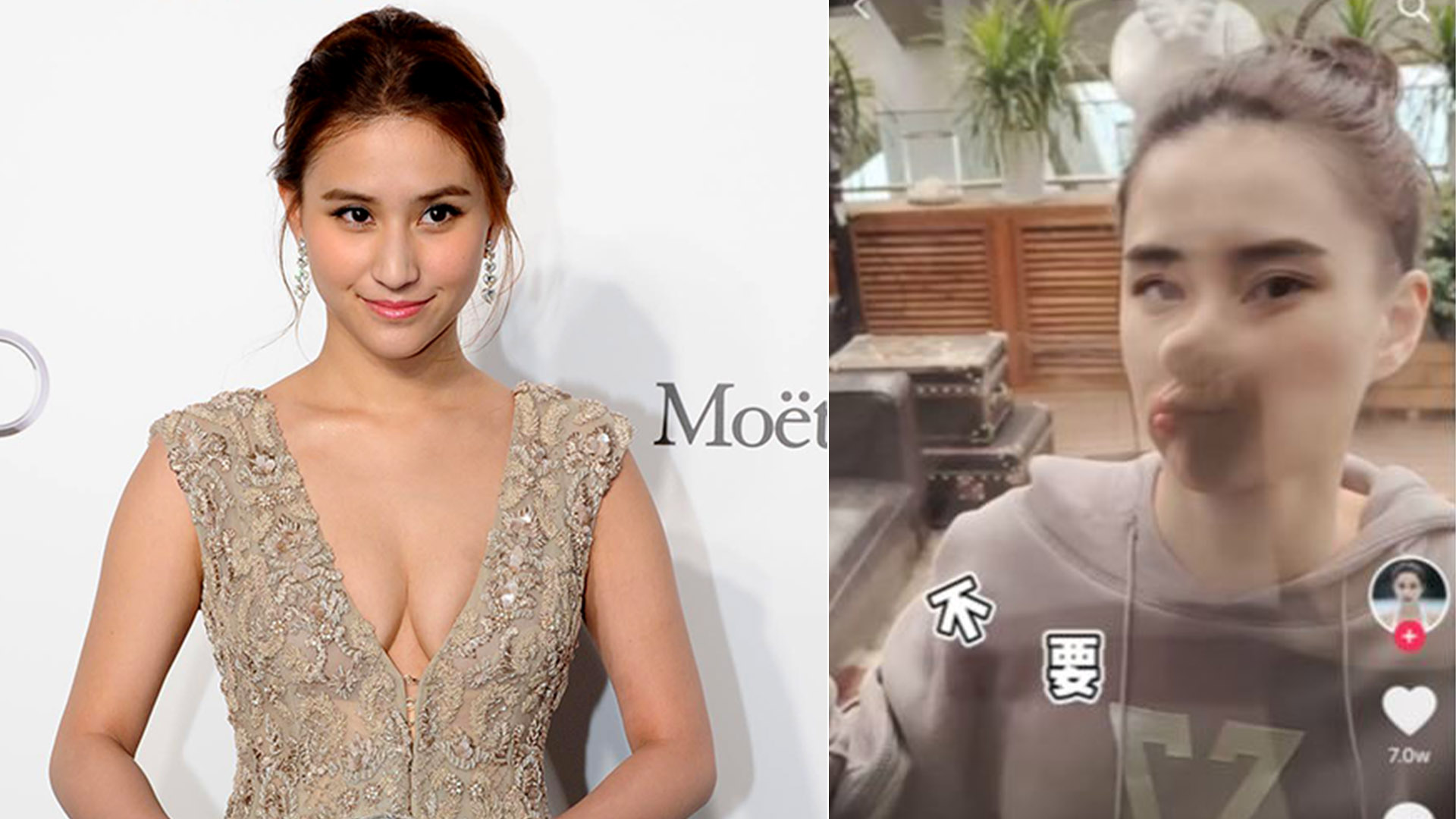 真的没整容！赌王千金何超莲“表演”脸压玻璃