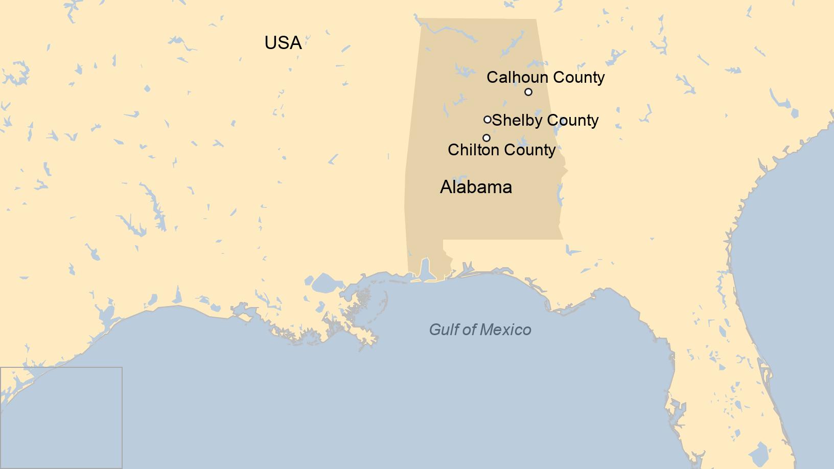 ‘Lives lost’ as tornadoes sweep Alabama