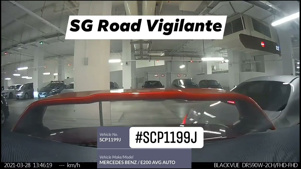 Woods square carpark Mercedes hit & run