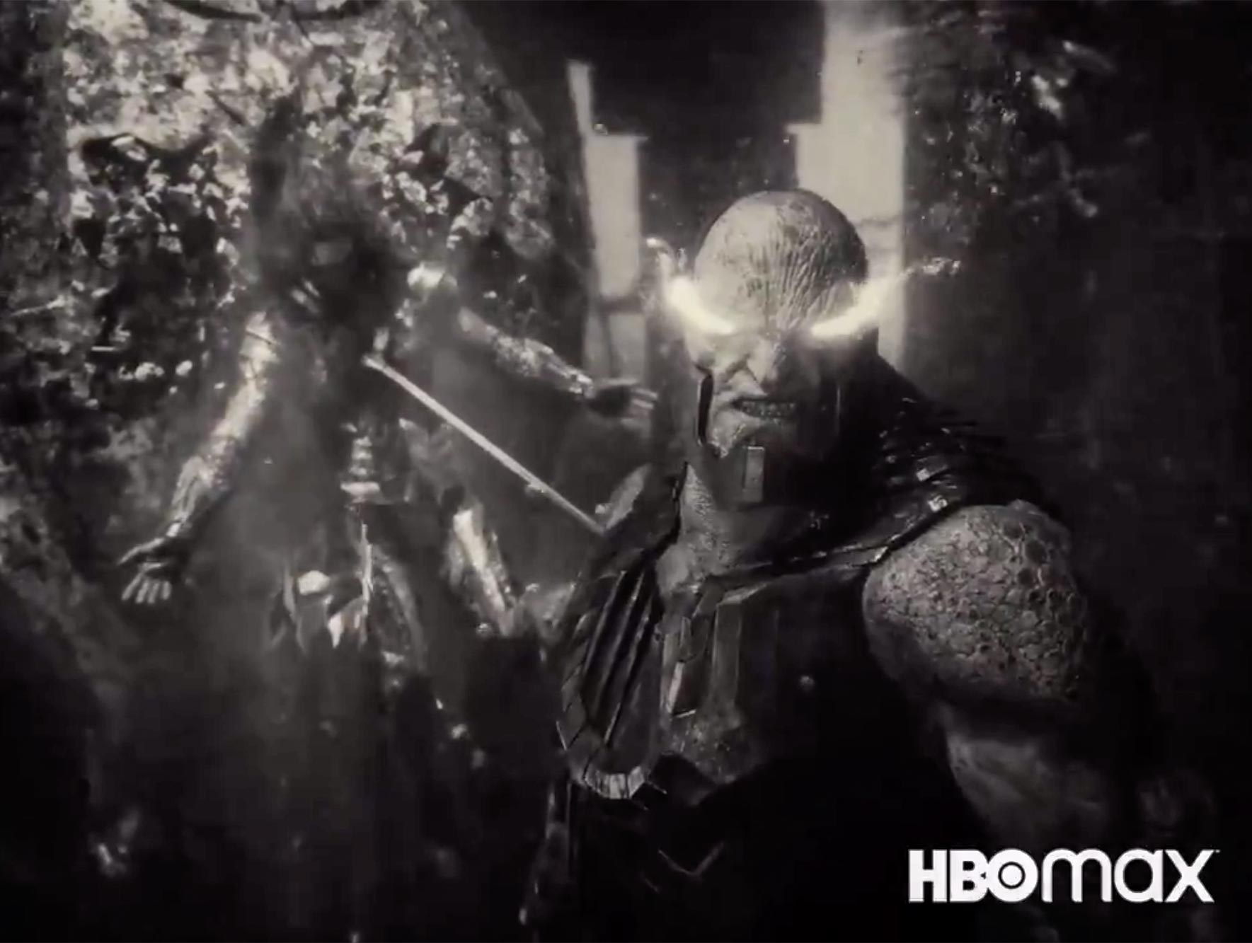 Watch the Snyder Cut's Knightmare scene, now in glorious black and white