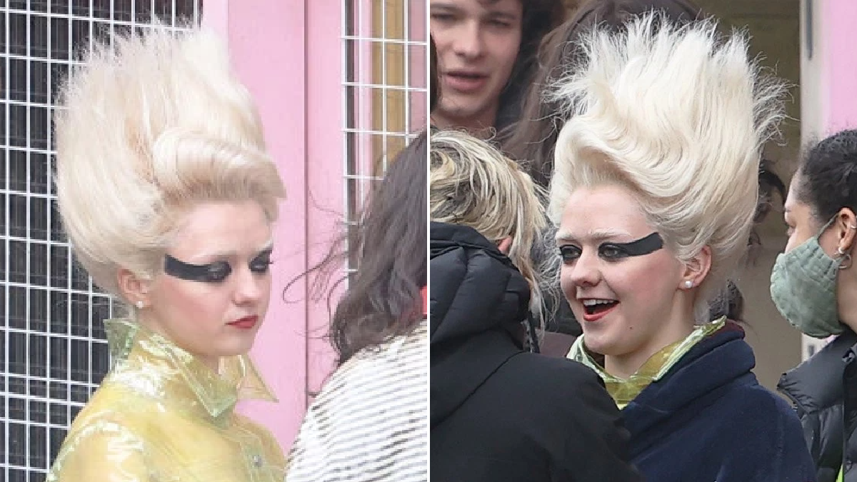 Unrecognisable Game Of Thrones star Maisie Williams goes braless as she transforms into punk queen for Sex Pistols drama