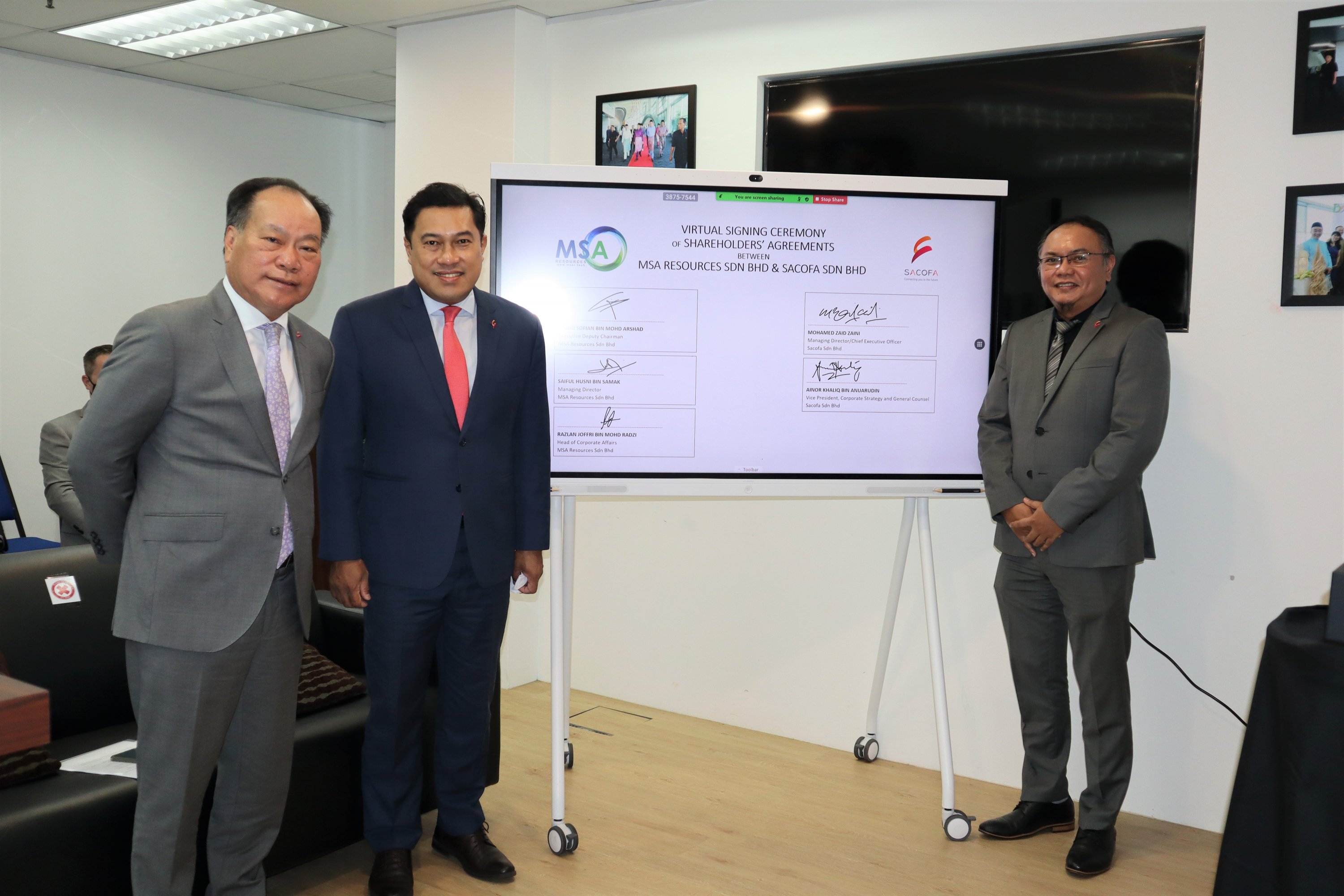 Sacofa-MSAR tie up to enhance telco infrastructure between East and West