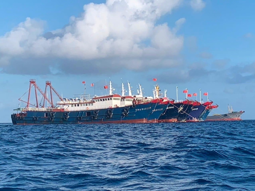 Philippines says Chinese ‘militia’ swarm has spread in disputed waters