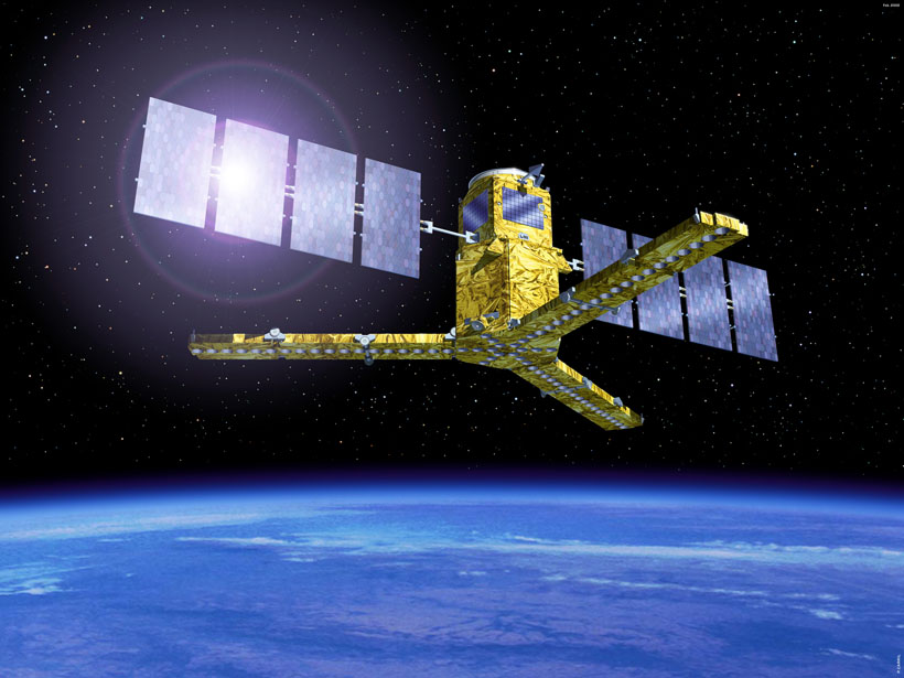 Observing the Sun via Soil Moisture Measurements