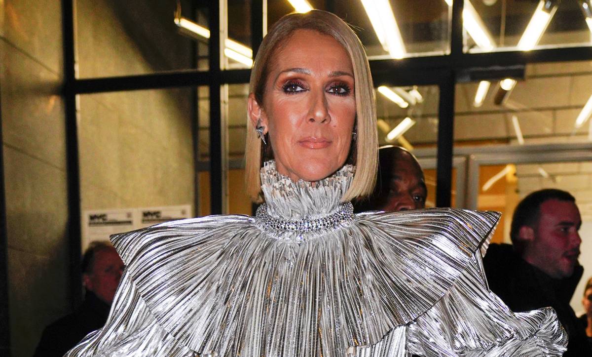 Celine Dion stuns in cropped top and mini skirt for celebratory throwback photos