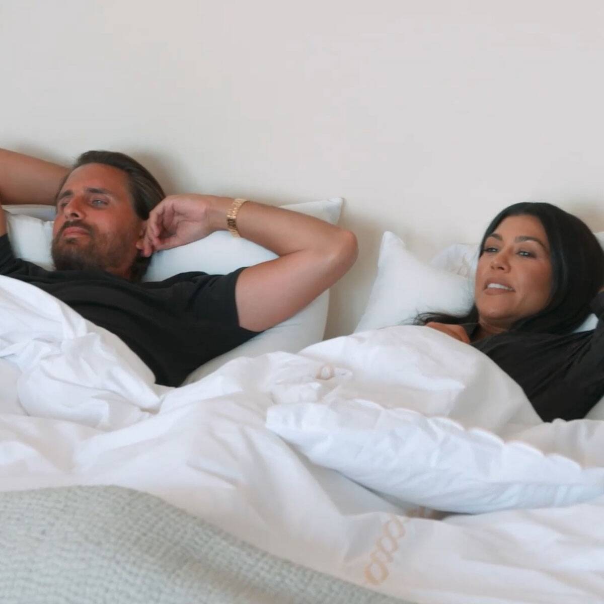 Um, Kourtney Kardashian and Scott Disick Ended Up in Bed Together on KUWTK