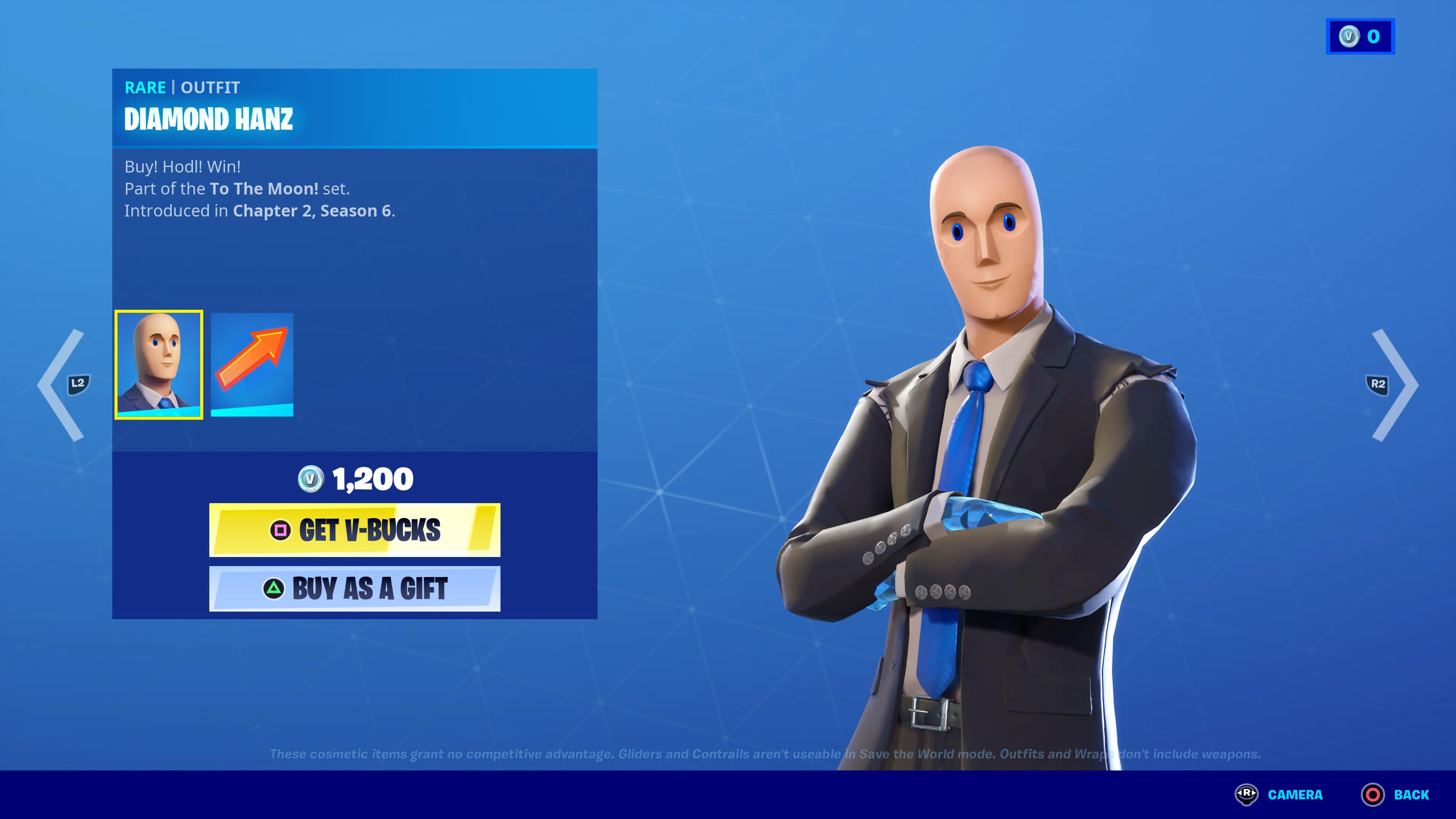 Fortnite now has the Stonks guy