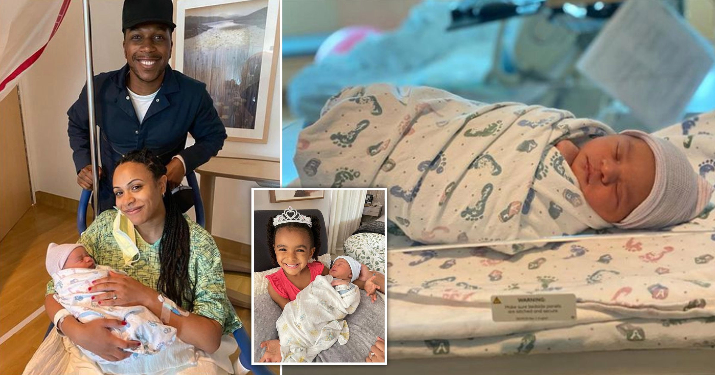 Leslie Odom Jr ‘in awe’ as he welcomes second child with wife Nicolette Robinson