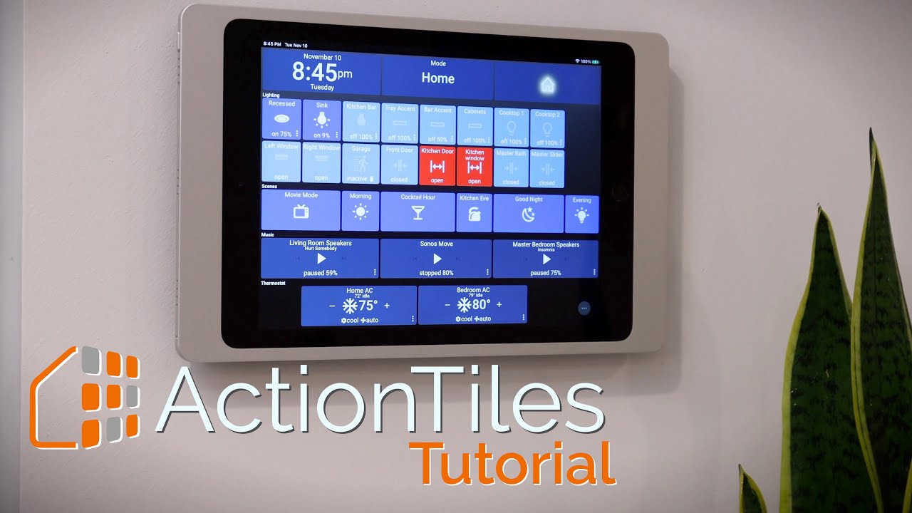 ActionTiles Tutorial - Building a Smart Home Control Panel