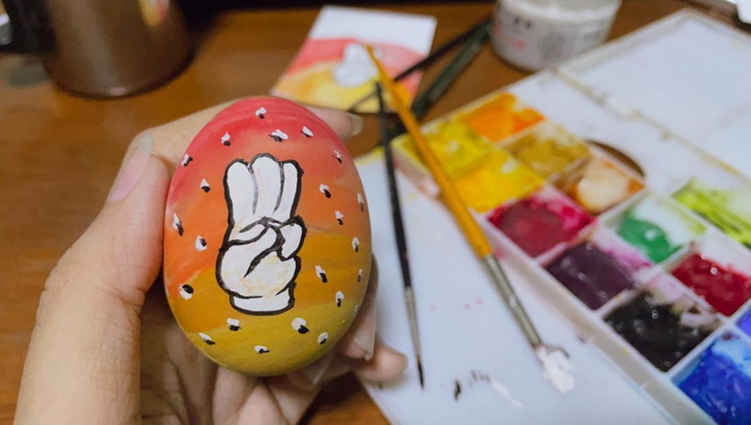 In Myanmar, Easter eggs become symbol of defiance for anti-coup protesters