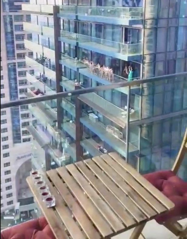Women arrested after stripping naked to pose on balcony in Dubai 'publicity stunt'