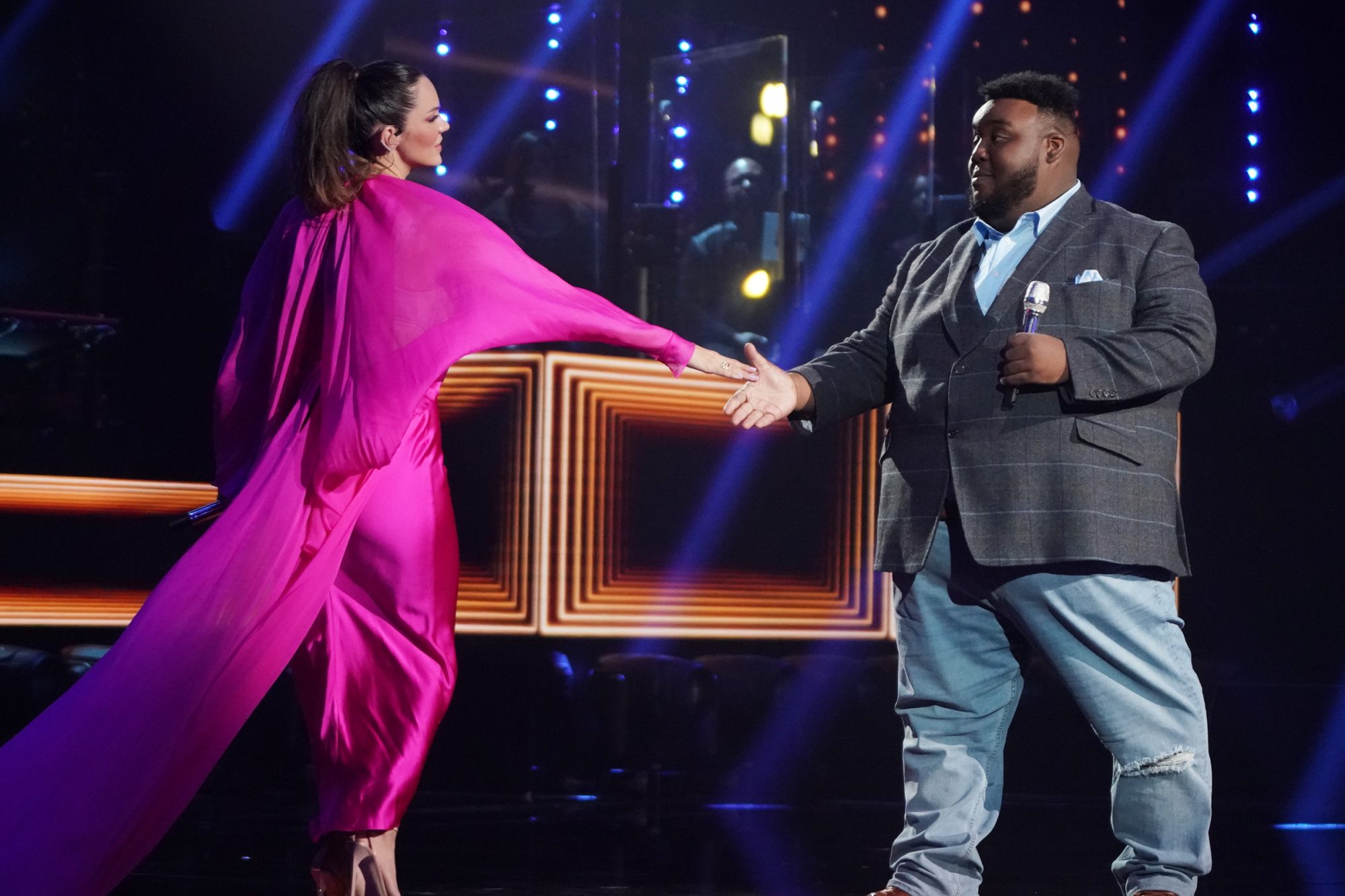 Katharine McPhee Joins Idol Contestant Willie Spence for Show-Stopping Duet of 'The Prayer'
