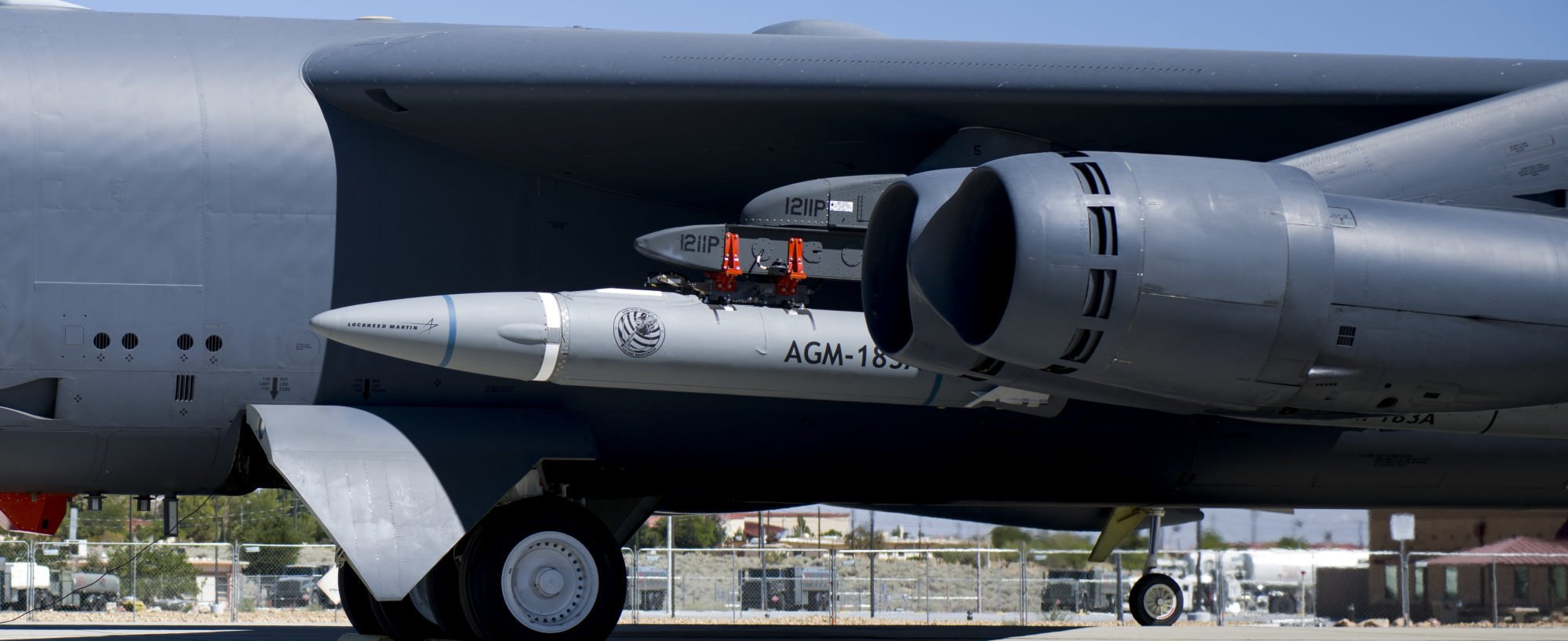 AGM-183ARRW missile onboard B-52H aircraft 