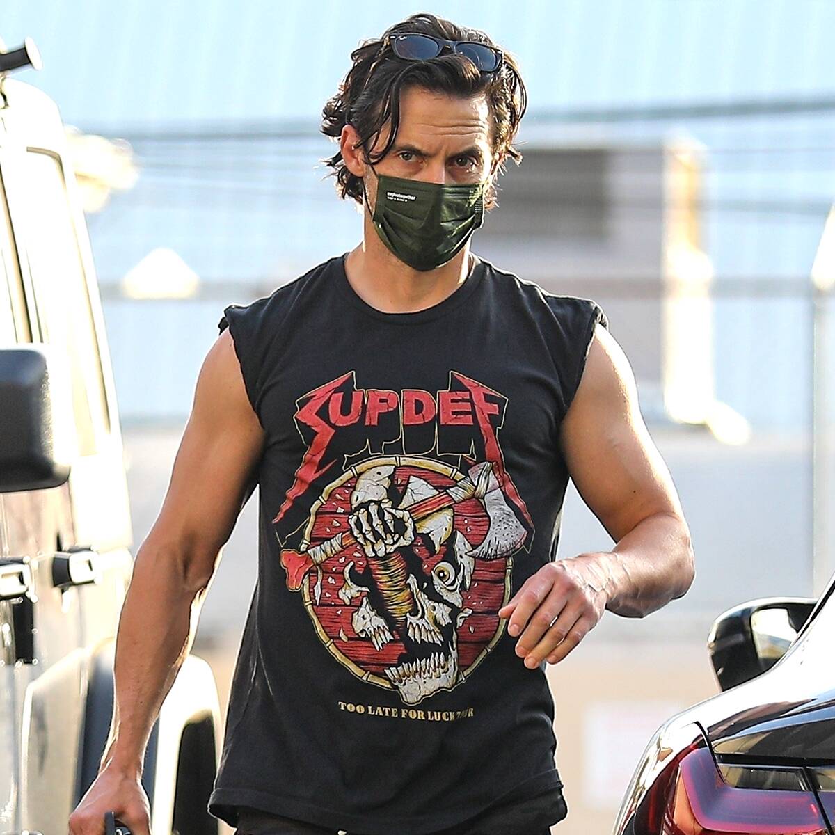 See the Photo That Has the Internet Thirsting Over Milo Ventimiglia in Short Shorts