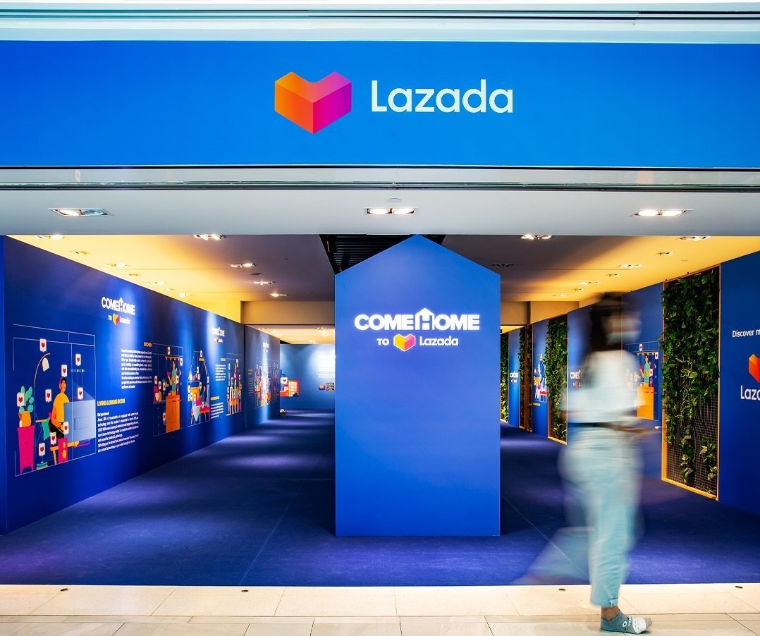 Lazada opens physical store at raffles city, see & touch home decor ideas in the real world
