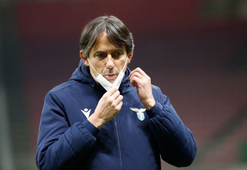 Lazio coach Inzaghi tests positive for COVID-19, says wife