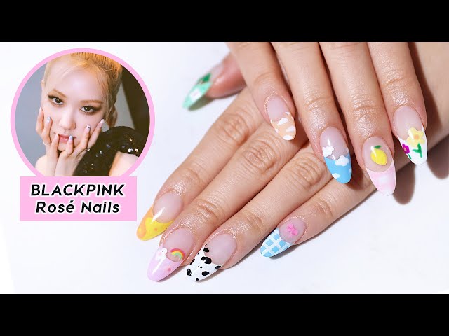 Easy French Tip Designs That Aren't Boring | Inspired by BLACKPINK ROSÉ