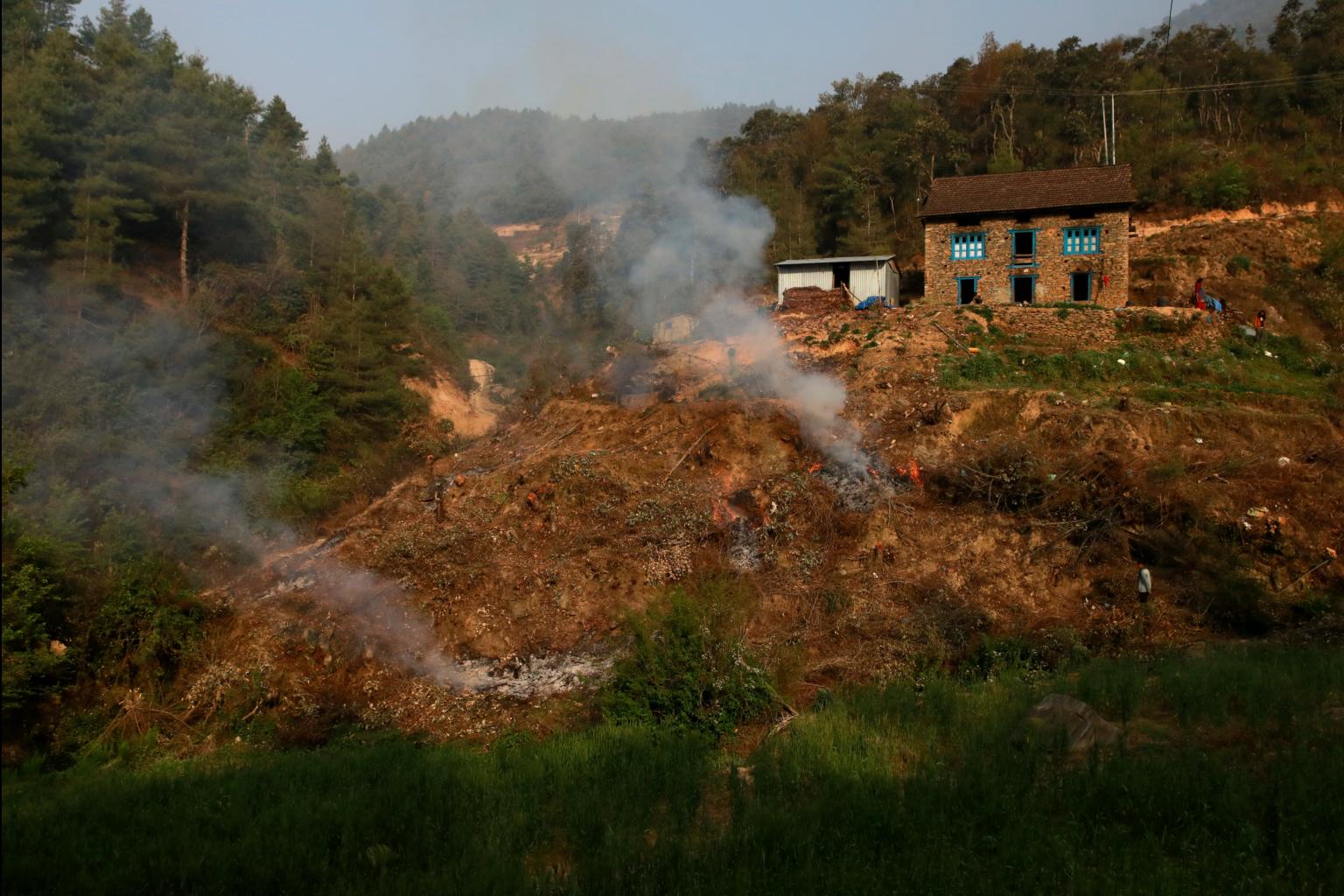 Nepal battles worst forest fires in years as air quality drops