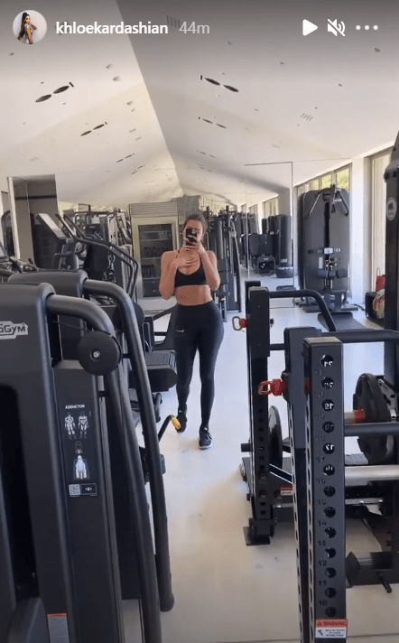 Khloe Kardashian is back in the gym as she lets out her ‘frustration’ amid unfiltered bikini picture leak