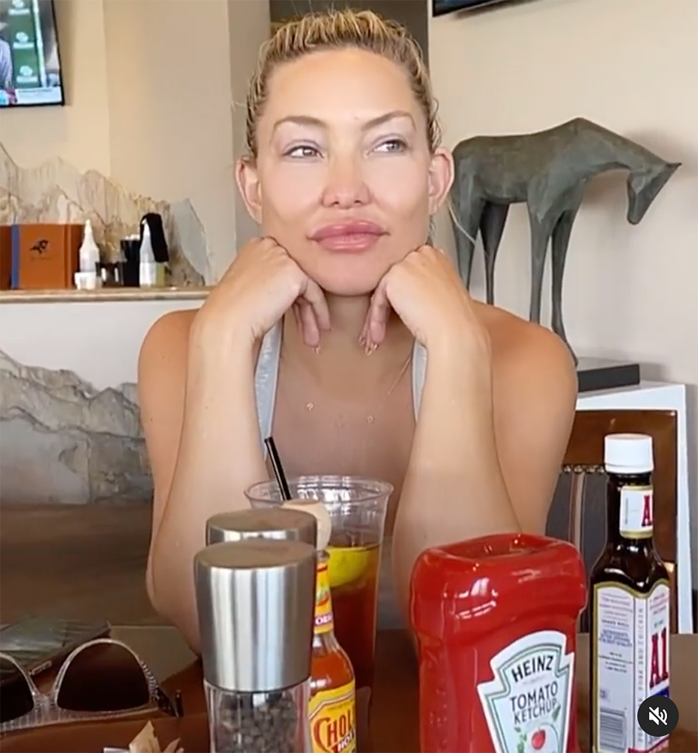Kate Hudson Pokes Fun at Face Filters with Shocking Image-Altering Video: 'Just Let Me Live'