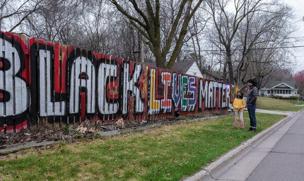 His Fence Says ‘Black Lives Matter.’ His City Says Paint Over It.