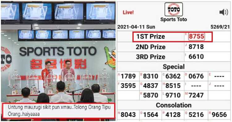 You Just Help To Cheat People Sports Toto Under Fire After Typing Out 1st Prize Number Wrongly Nestia
