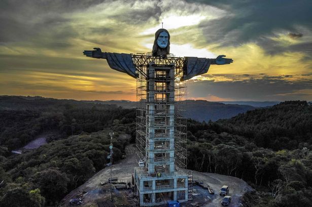 World's biggest Jesus statue measuring 141ft high being constructed