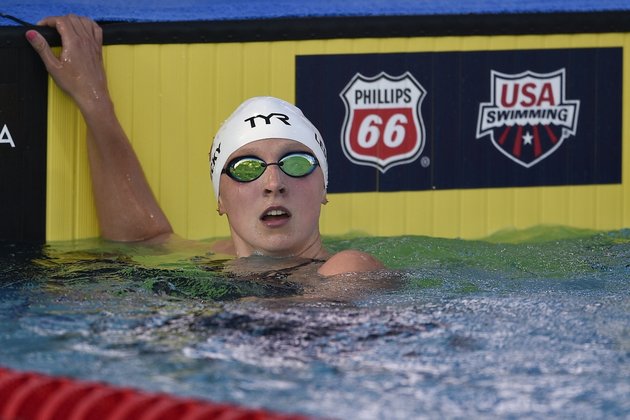 Katie Ledecky dominates 1,500m freestyle at Mission Viejo