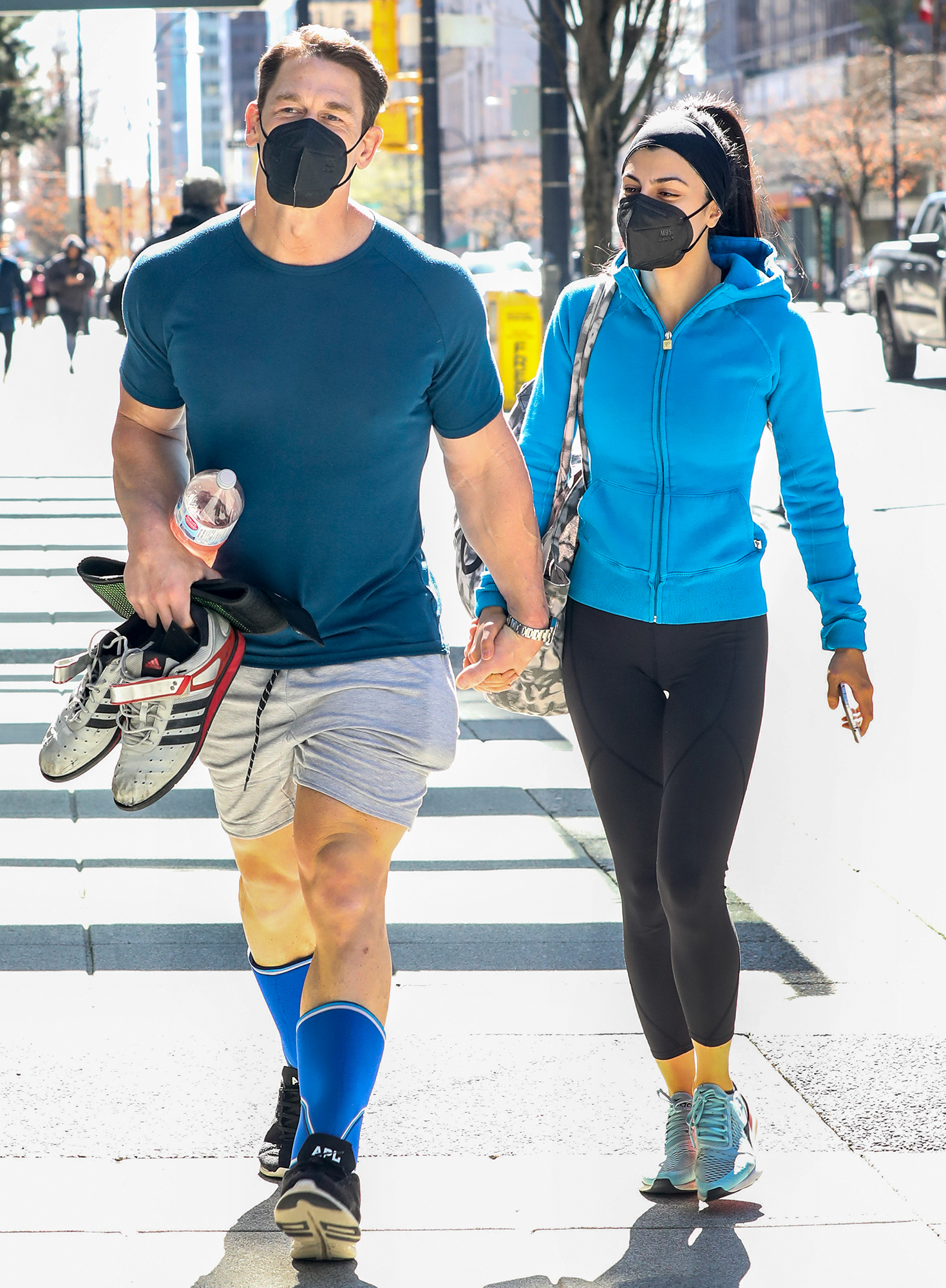 John Cena and Wife Shay Shariatzadeh Sweetly Hold Hands on Rare Sunny Outing in Canada