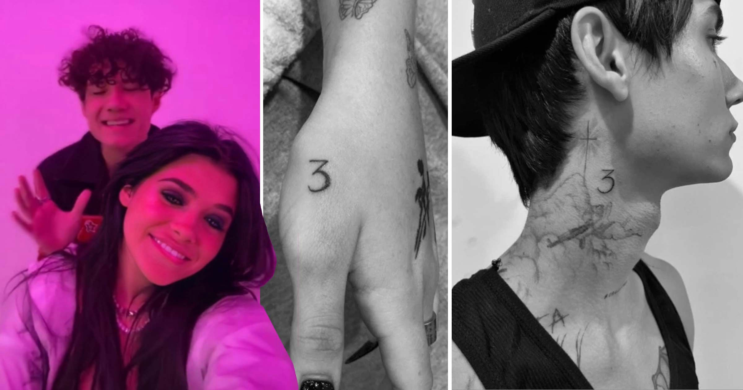 TikTokers Nessa Barrett and boyfriend Jaden Hossler get matching tattoos just days after confirming relationship