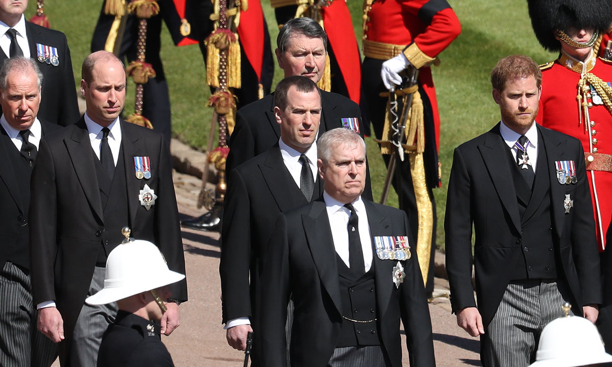 Prince Philip's funeral: The big difference in Prince Harry and Prince William's attire
