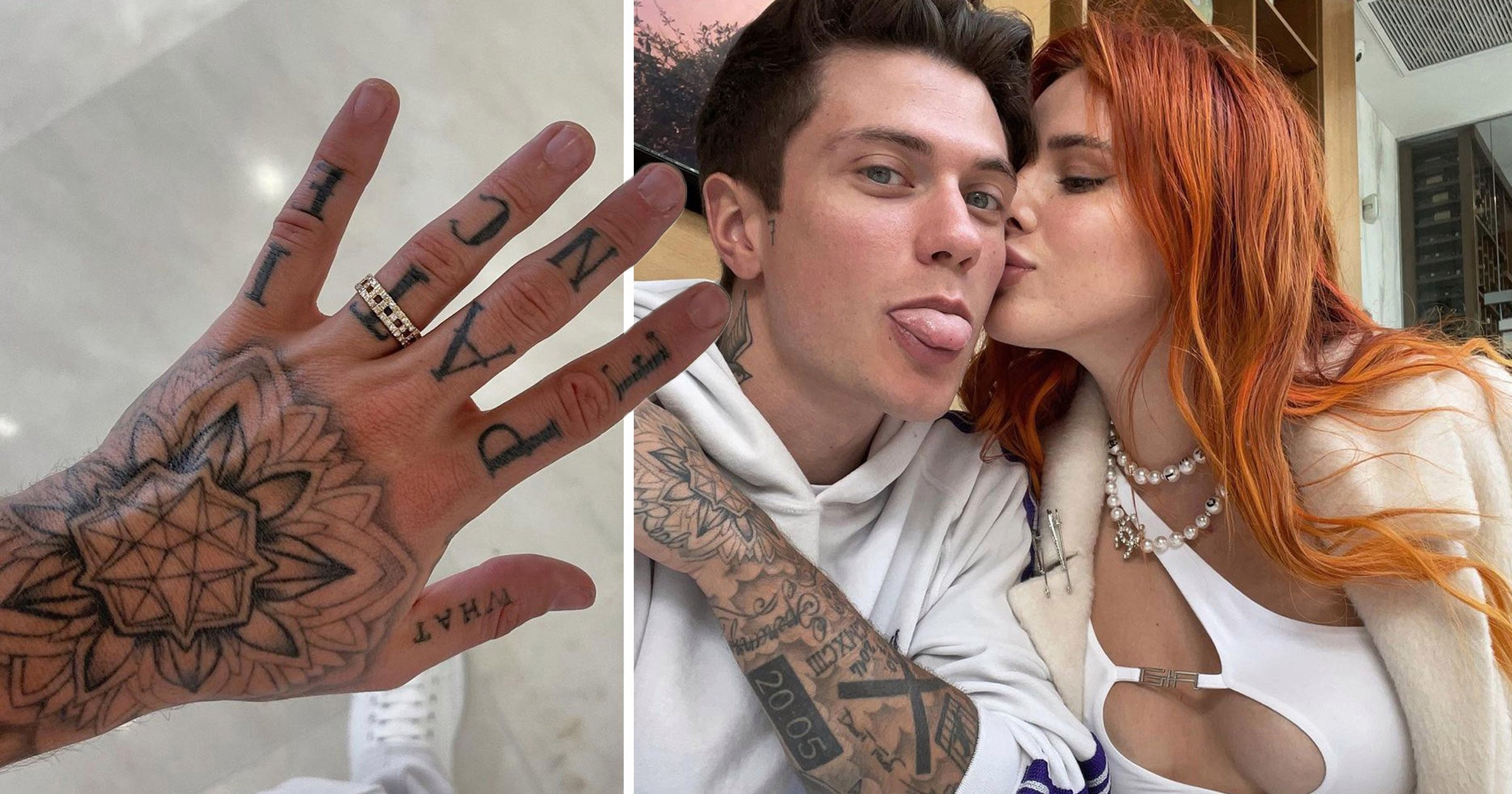Bella Thorne buys fiancé Benjamin Mascolo his own engagement ring after proposal