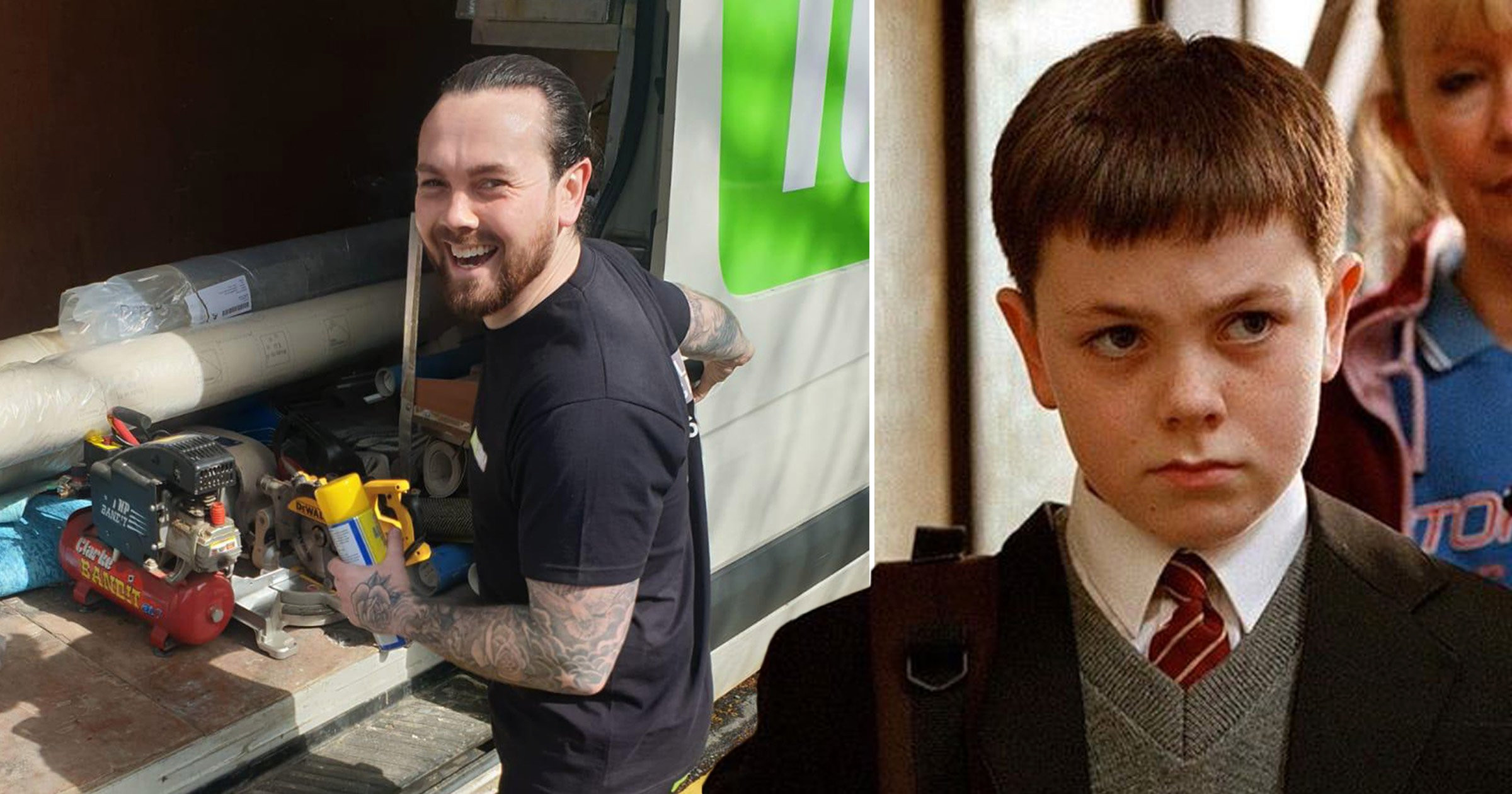 Brookside and Hollyoaks star Ray Quinn returns to iconic street where career began in new job as carpet fitter