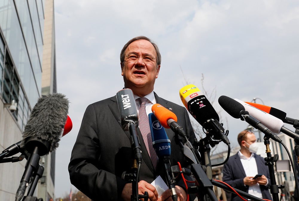 Merkel party leadership backs Laschet as chancellor candidate