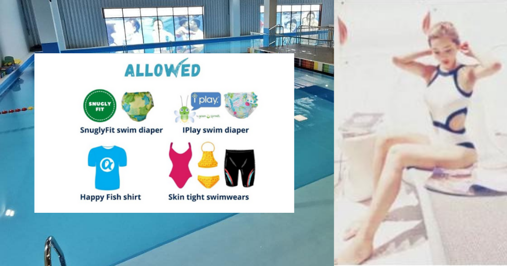 Woman allegedly told by swim school staff to wear a t-shirt as swimsuit was 'too revealing' for other fathers