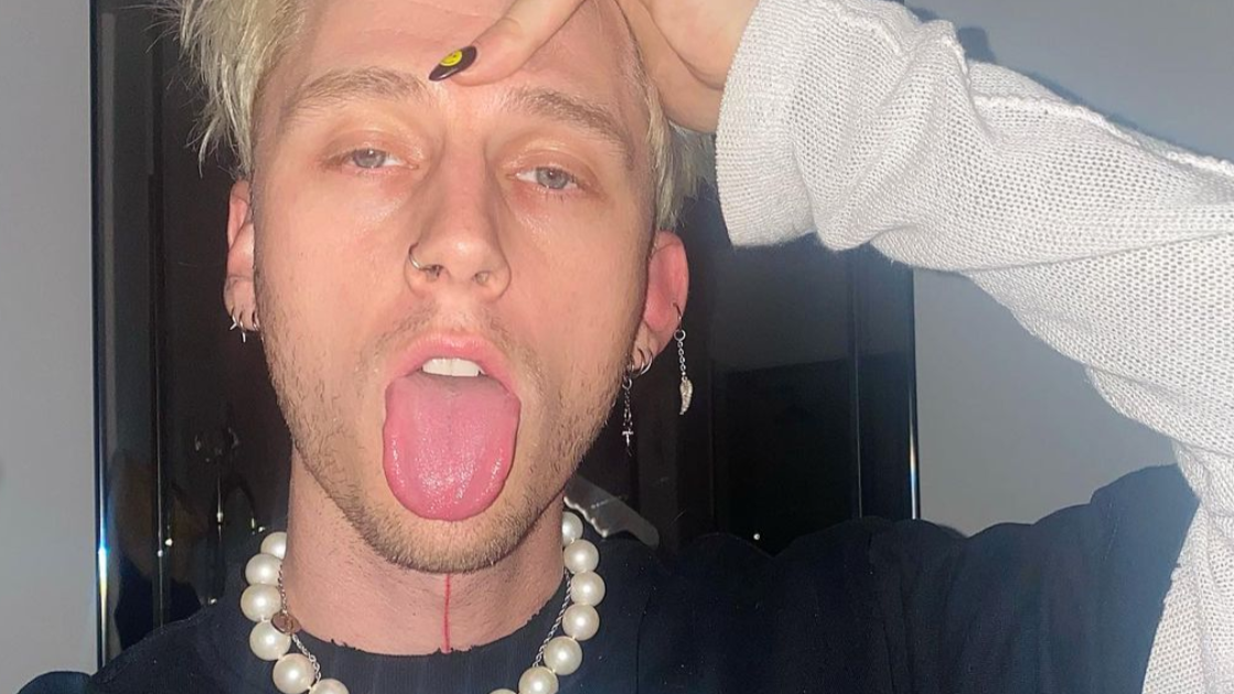 Machine Gun Kelly Gets Gruesome New Neck Tattoo