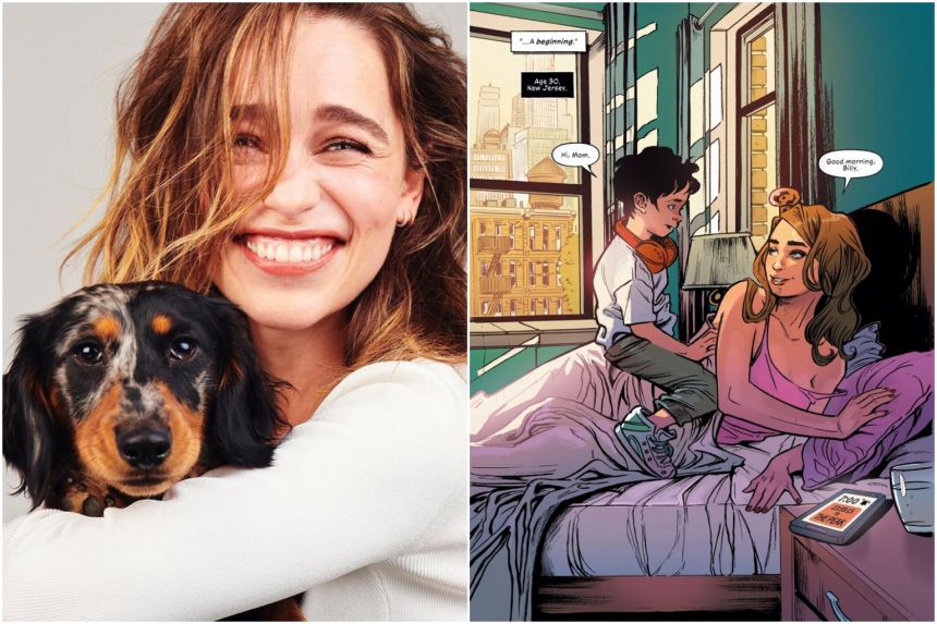 Actress Emilia Clarke writes comic book Mother Of Madness
