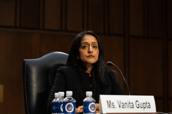 Senate Democrats, joined by Lisa Murkowski, confirm Vanita Gupta, and other (nonclimate) news from Washington.