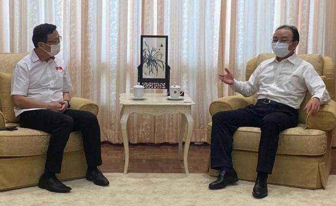 民政访欧阳玉靖 盼中国转移油棕技术