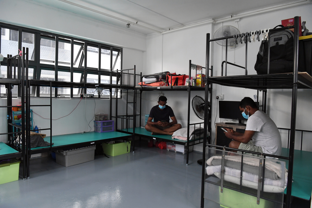 How Covid-19 has changed life in foreign workers' dorm in S'pore