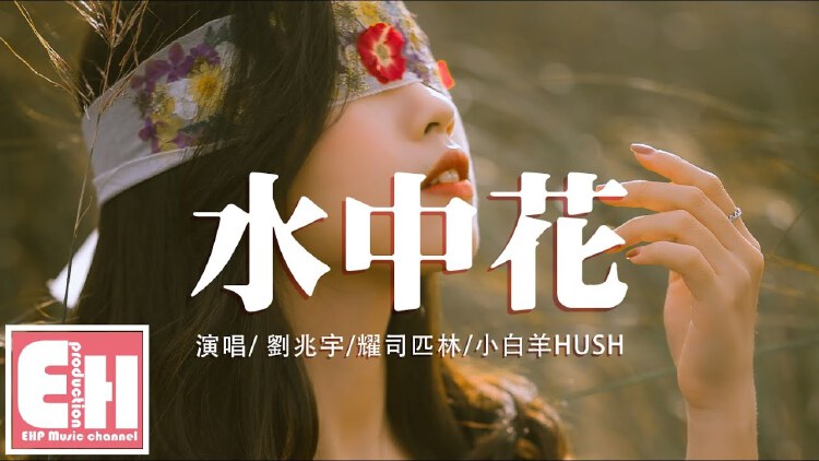 刘兆宇 耀司匹林 小白羊hush 水中花 你像是水中花你像是云中纱 一片一点落下是我在呼唤你呀 动态歌词lyrics Nestia