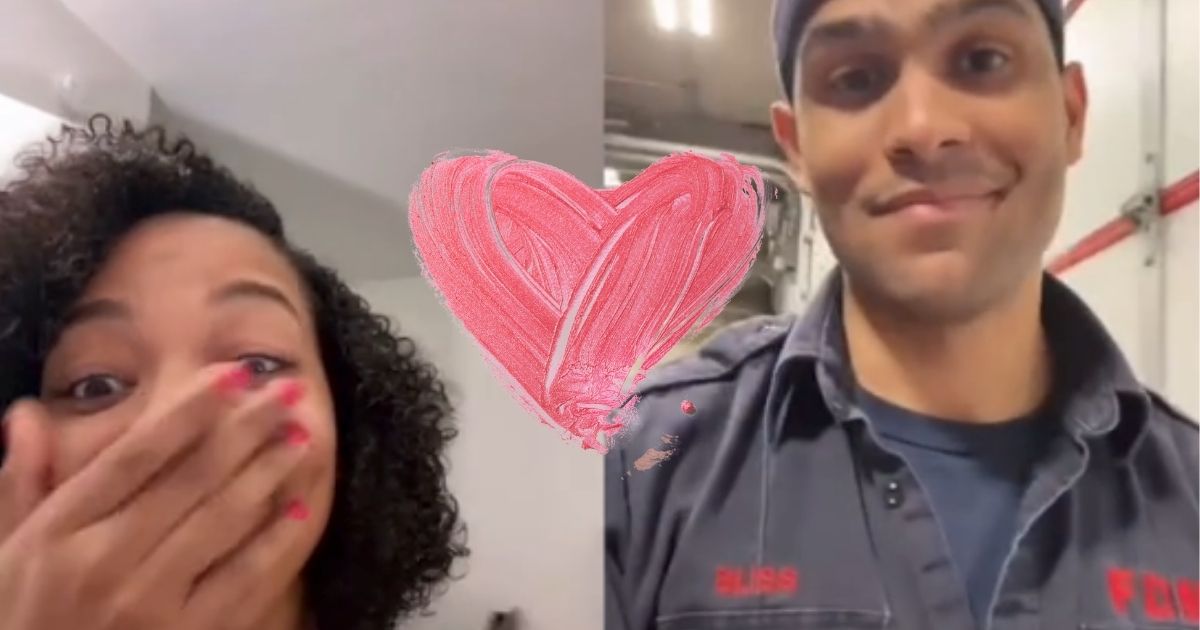 Fireman Saves Woman Trapped In An Elevator In Real-Life TikTok Rom-Com