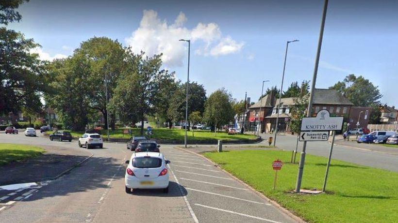Liverpool crash: Three people die as car hits roundabout