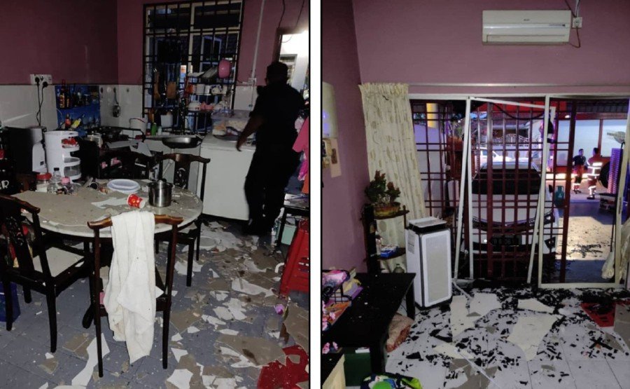 Man escapes unhurt in cooking gas cylinder blast in Kuantan home