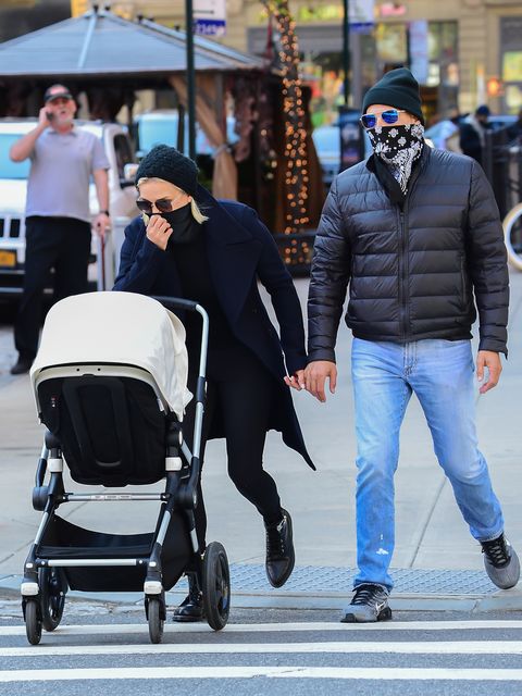 Yolanda Hadid and Her Boyfriend, Joseph Jingoli, Took Baby Khai for a Walk in NYC