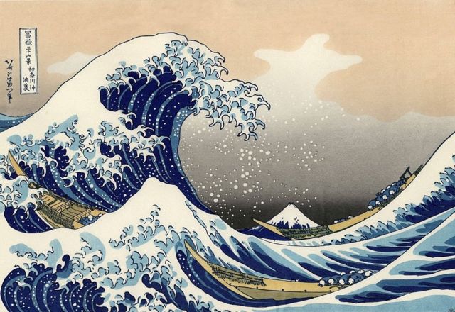 福岛核废水：中国外交部发言人赵立坚发浮世绘改图，日本外相“严正抗议”（组图）